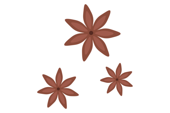 Brown Flower Graphics: Premium Illustrations for Branding
