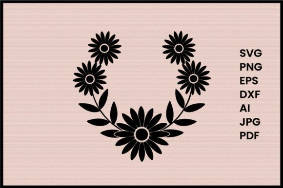 Daisy Chain Silhouette: Graphics & Illustrations