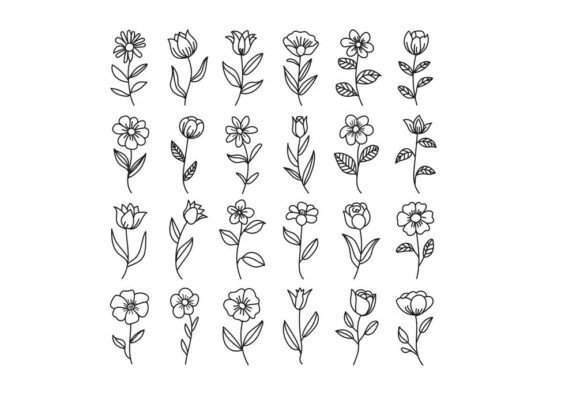 Flower Icons: Premium Graphics & Illustrations