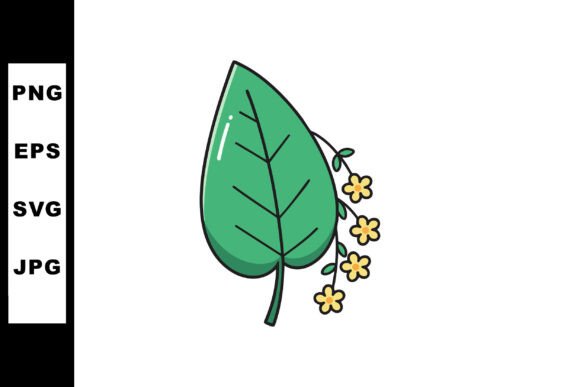 Green Leaf Graphics: Fresh Illustrations for Branding