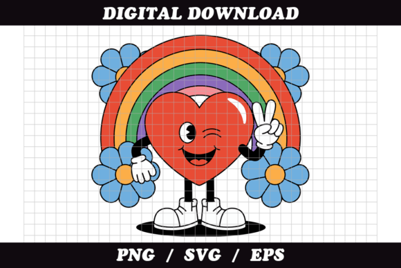 Heart Character Graphics & Illustrations Review