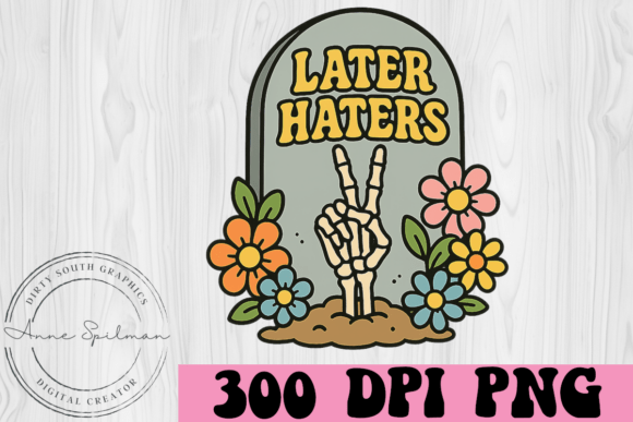Later Haters Peace Flowers Headstone: A Designer's Review