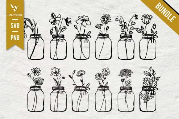 Mason Jar Flowers: A Designer's Review for Embroidery