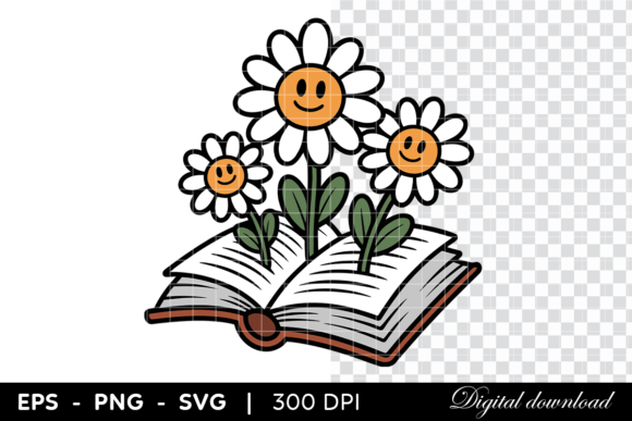 Smiling Daisy Graphics: Fresh Illustrations for Brands